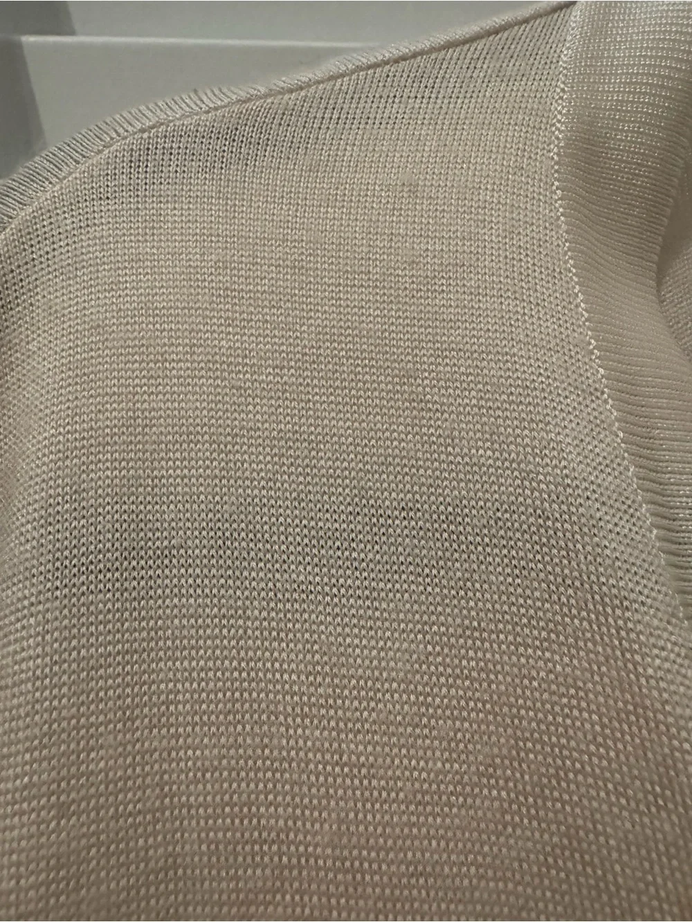 CHANEL Cream silk-blend Candy Button Cardigan
